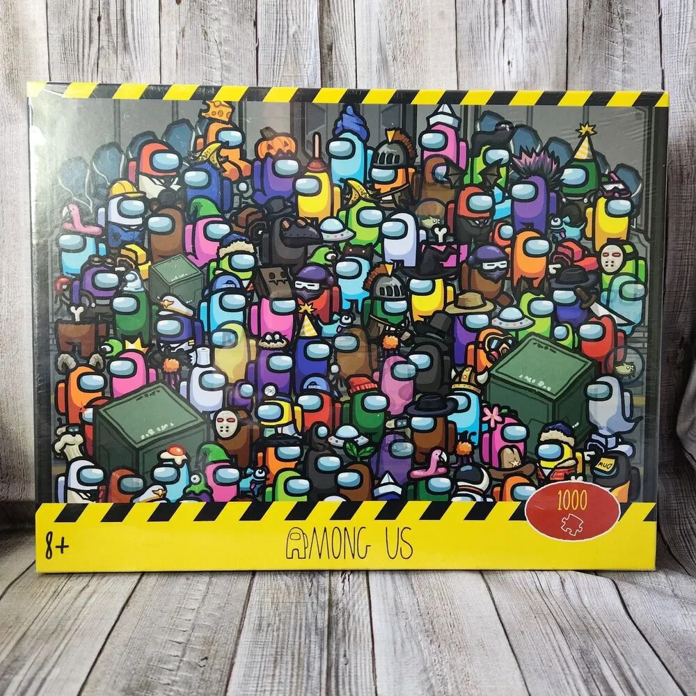 Among Us 1000 Piece Jigsaw Puzzle Top Trumps Official Crewmate Art New Sealed